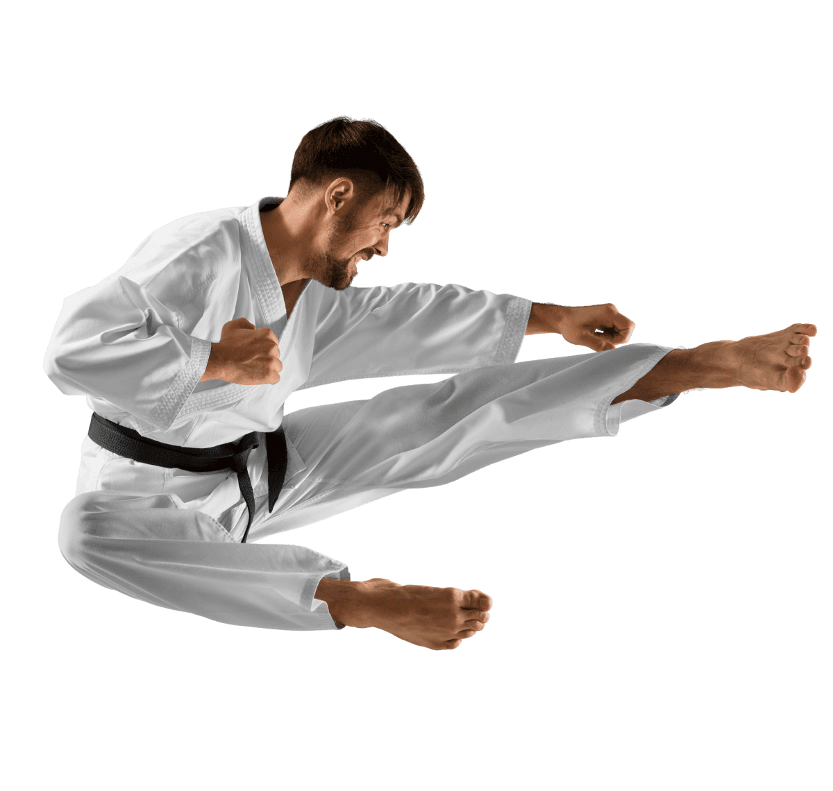 Karate training at Champions Dojo Academy